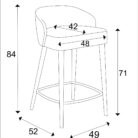 hoker tapicerowany niski mirek 1