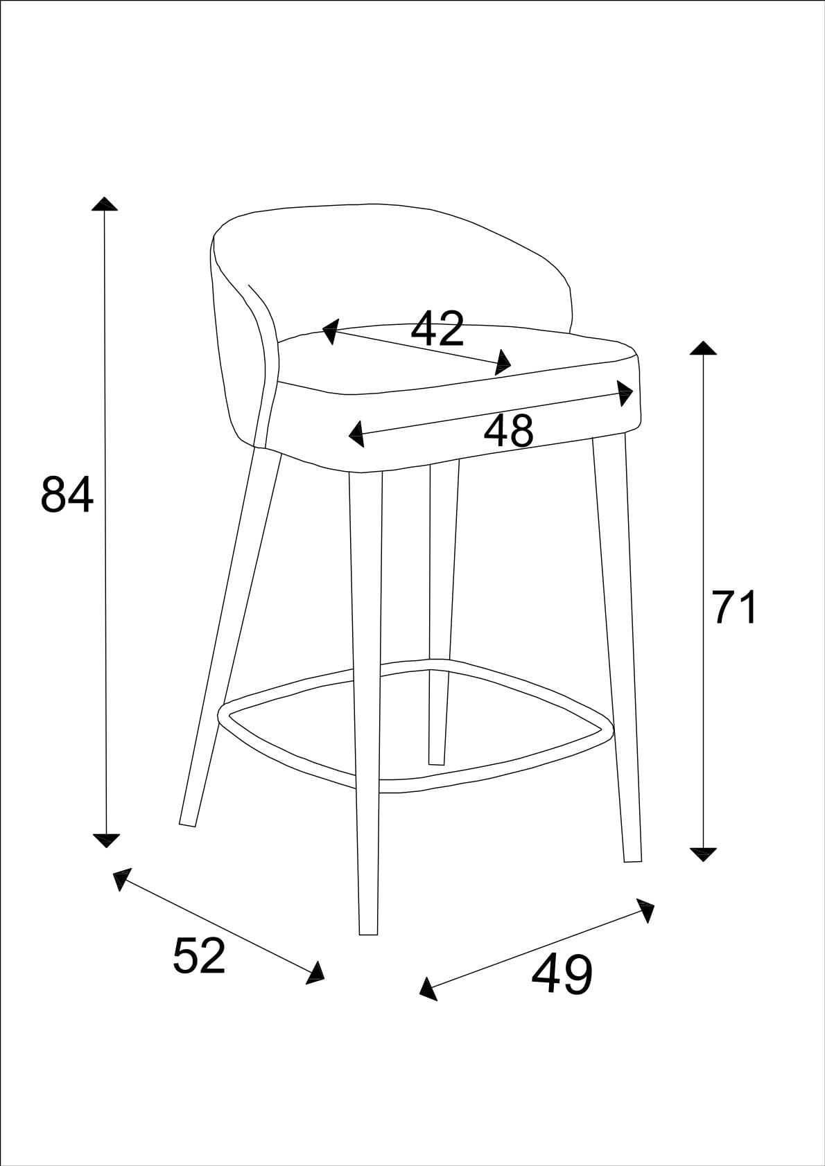 hoker tapicerowany niski mirek 1