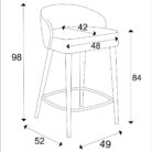 hoker tapicerowany niski mirek 1