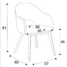 krzesło tapicerowane luka 2