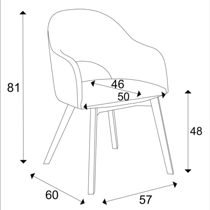 krzesło tapicerowane luka 2 krzesło tapicerowane luka 2