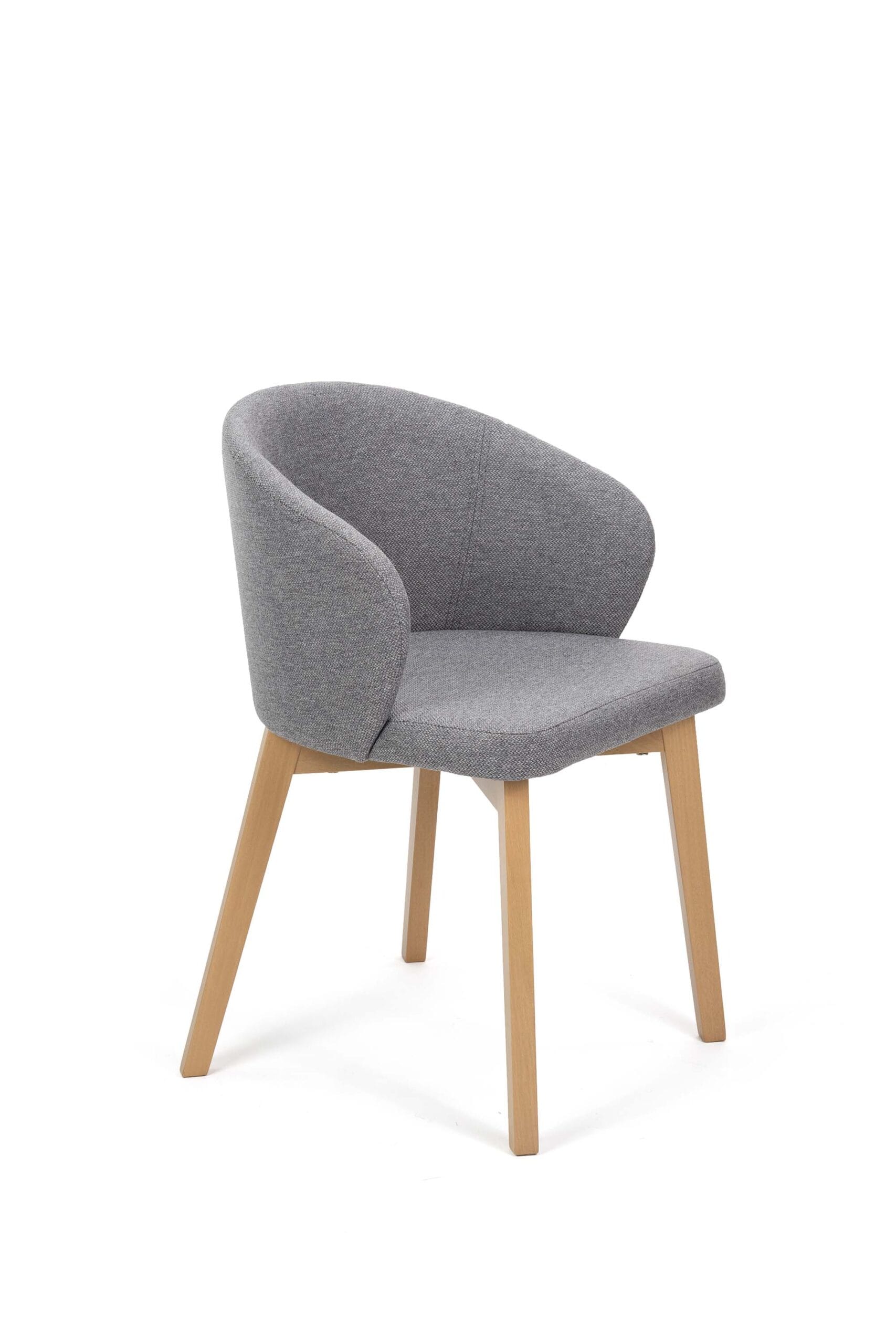 flavio 5 krzesło tapicerowane nogi dąb artisan