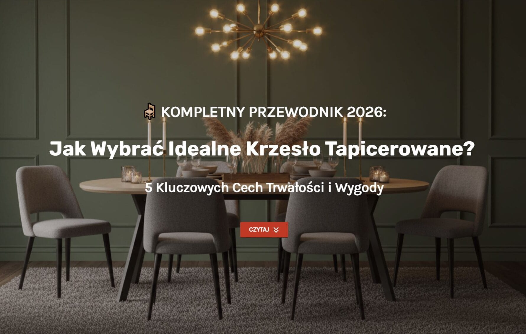 🪑 Idealne Krzesło Tapicerowane?