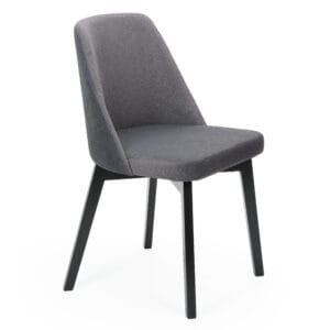 Flavio 1 krzesło tapicerowane nogi czarne/ Krótki termin realizacji