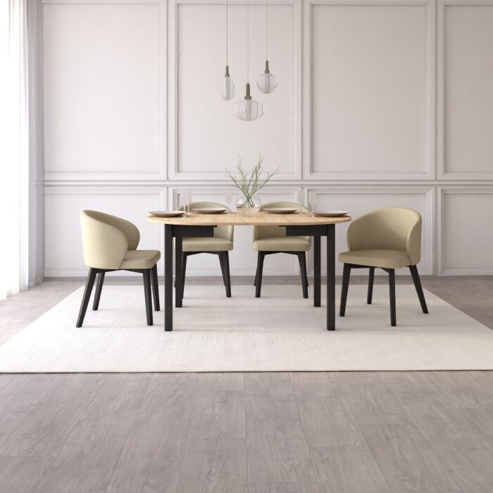 4 portland taupe-czarny